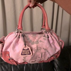 Juicy couture fluffy pink bag